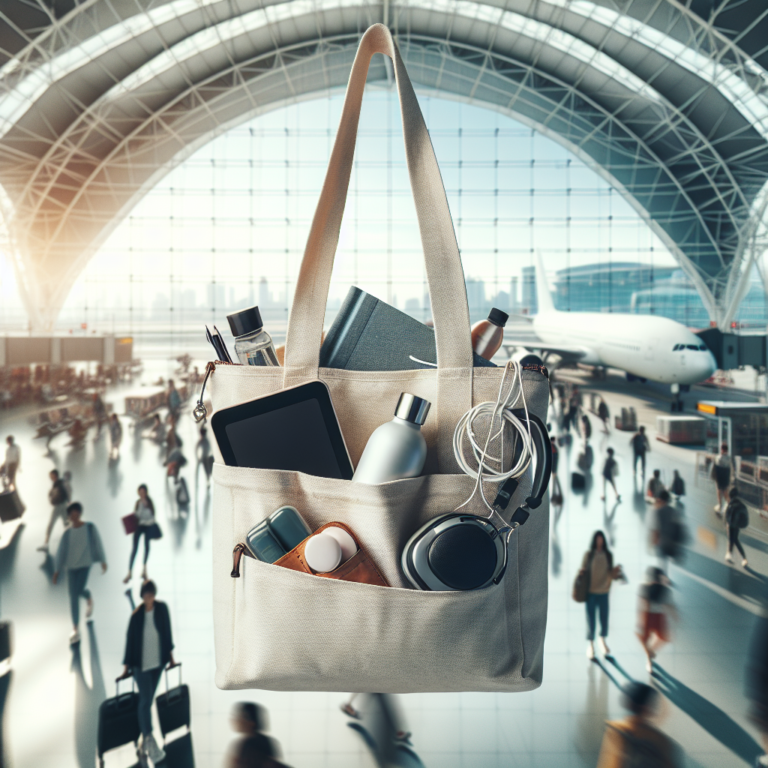 Airport Essentials Tote Bag